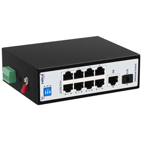 سوئیچ شبکه اترنت صنعتی مدل HR500-SW10811GS