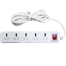 پریز پنج خانه ارتدار یونیورسال MK کابل ۱.۸ متری