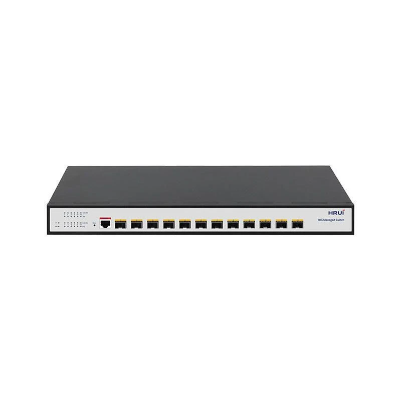 سوئیچ شبکه مدیریتی 12 پورت اچ ار یو ای مدل HR-SWTG3C12F
